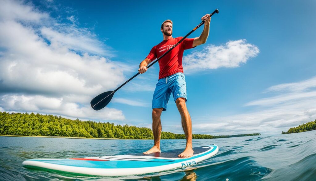 Nida lagoon paddleboarding Nida lagoon paddleboarding