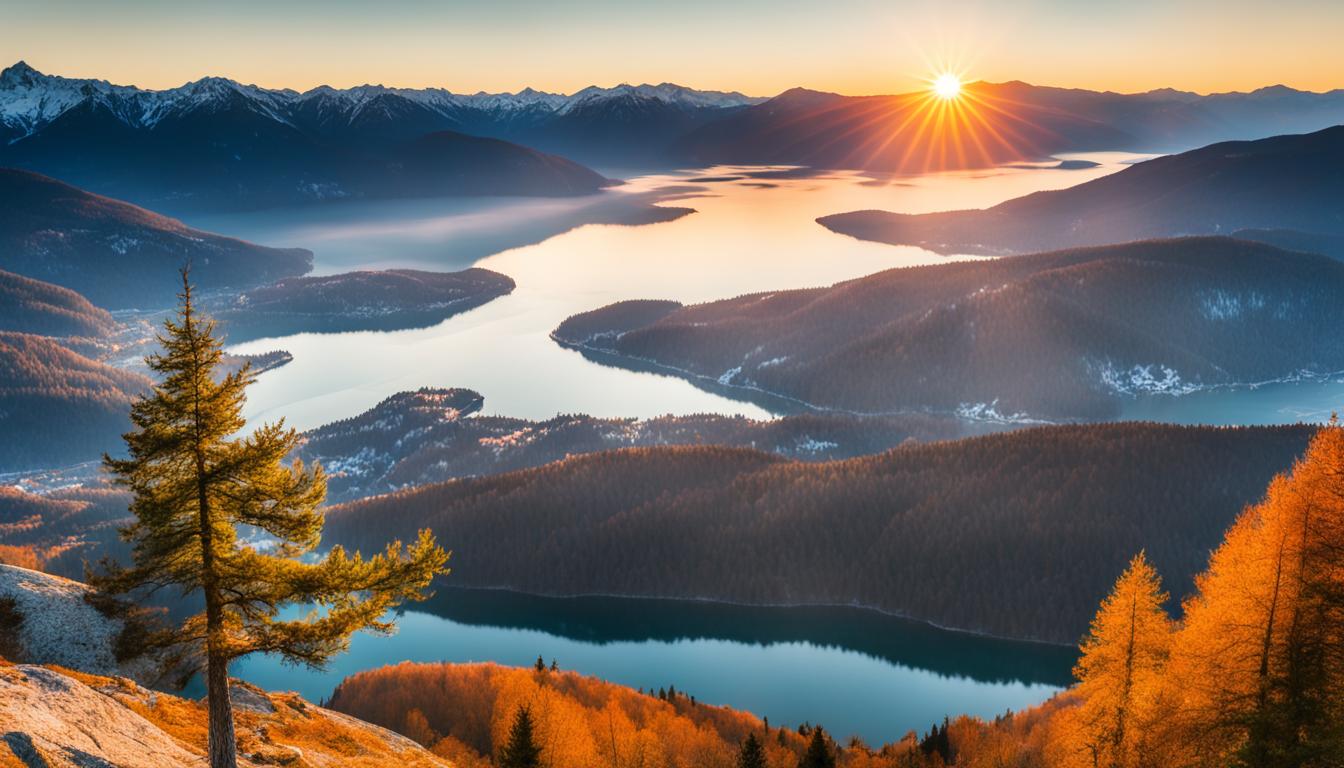 Ojstrica Viewpoint Sunrise: A Breathtaking Dawn