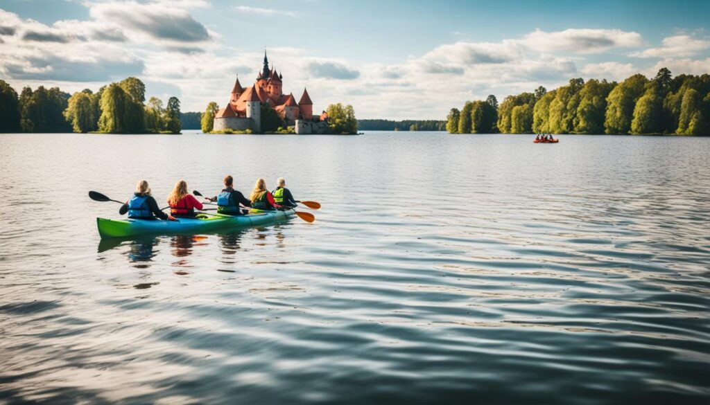 Outdoor activities in Trakai Outdoor activities in Trakai