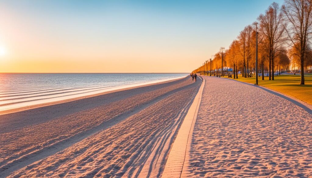 Pärnu beach promenade walks Pärnu beach promenade walks