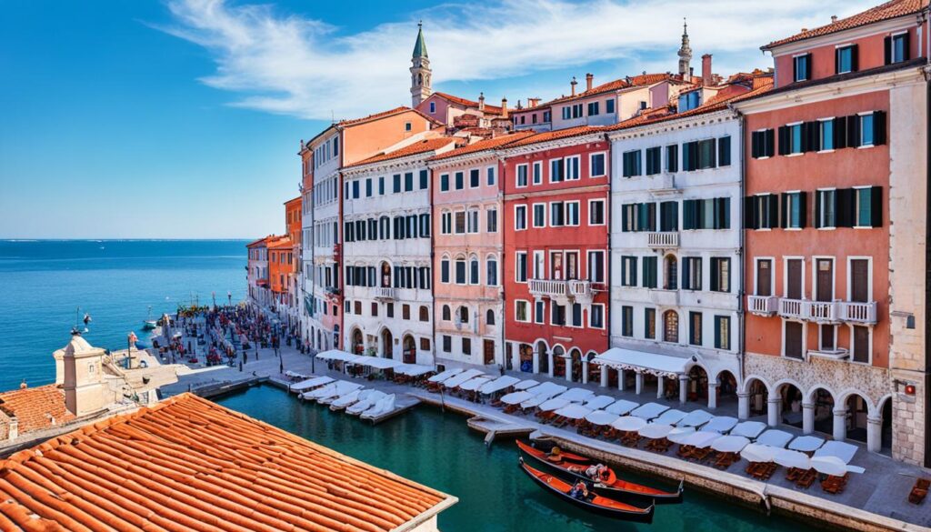 Piran historic building Piran historic building