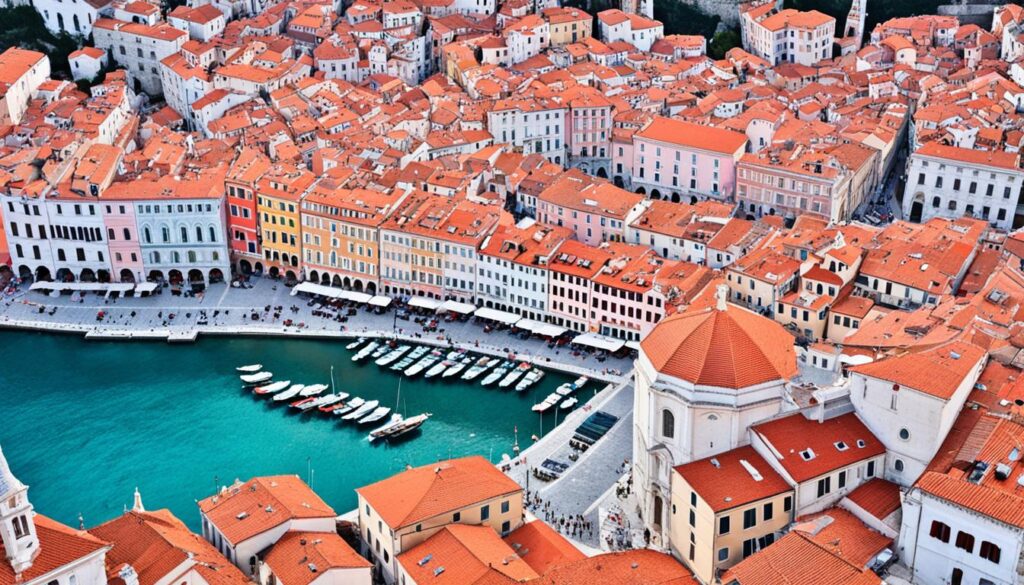 Piran landmarks Piran landmarks