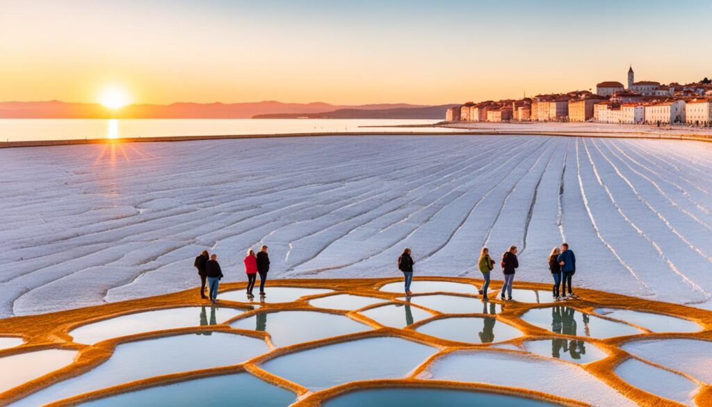 Piran salt pans walking tour Piran salt pans walking tour