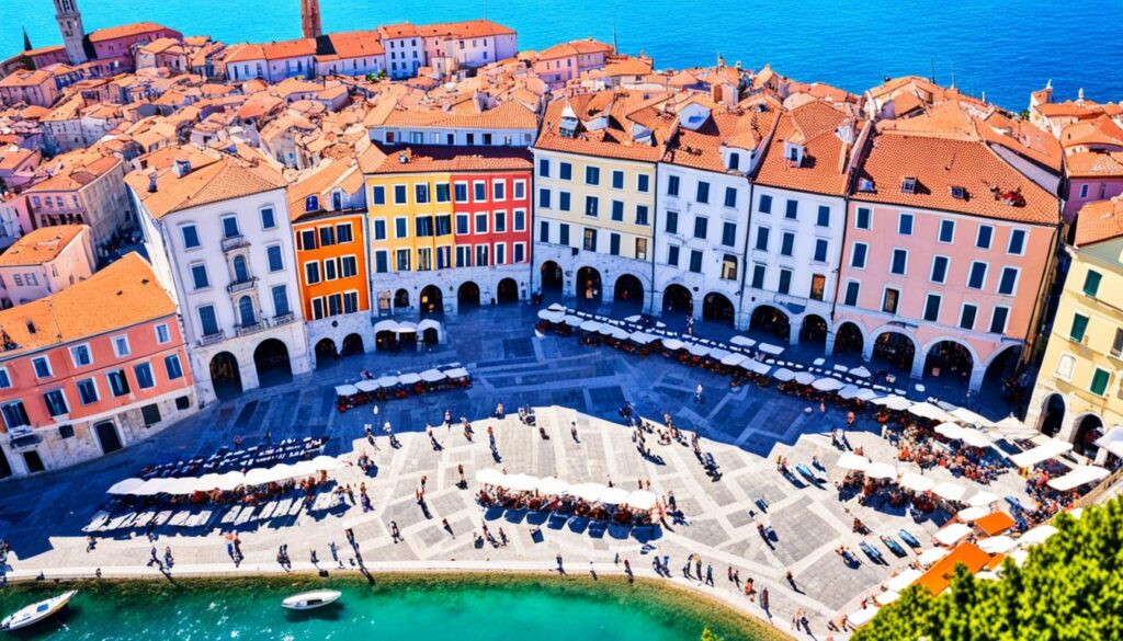Piran's Historic Squares Piran's Historic Squares