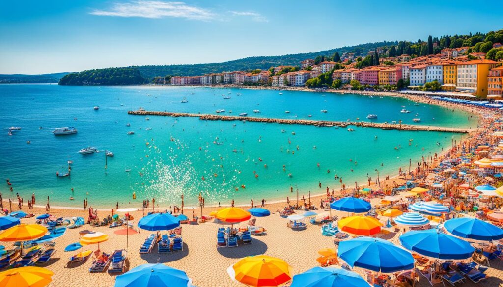 Portoroz Beach Portoroz Beach