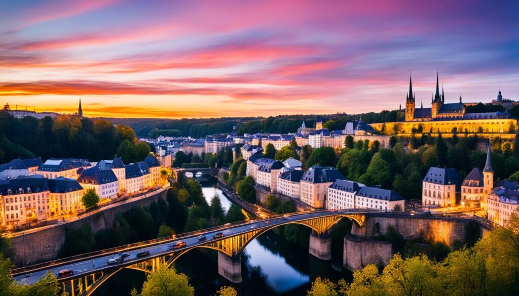 Prime viewing locations in Luxembourg City Prime viewing locations in Luxembourg City