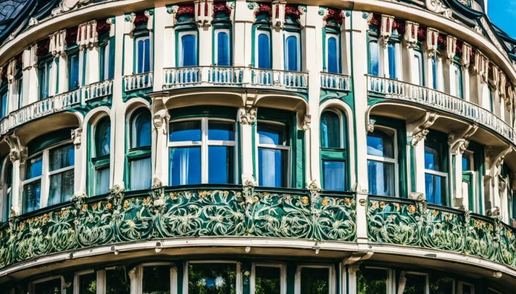 Riga Art Nouveau district Riga Art Nouveau district