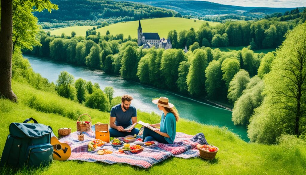 Scenic picnic spot near Echternach Scenic picnic spot near Echternach