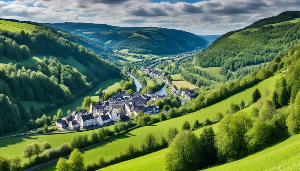 Scenic spots in Vianden Scenic spots in Vianden