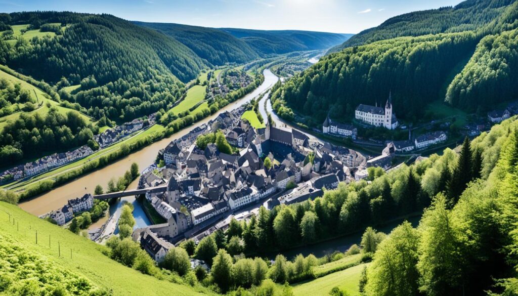 Scenic views of Vianden Scenic views of Vianden