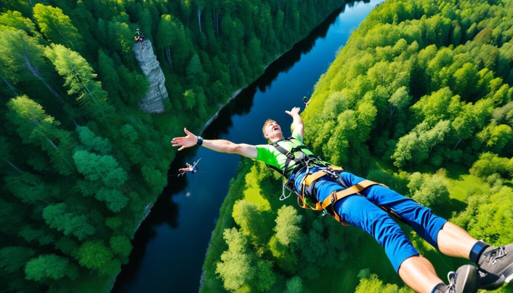 Sigulda bungee jumping locations Sigulda bungee jumping locations