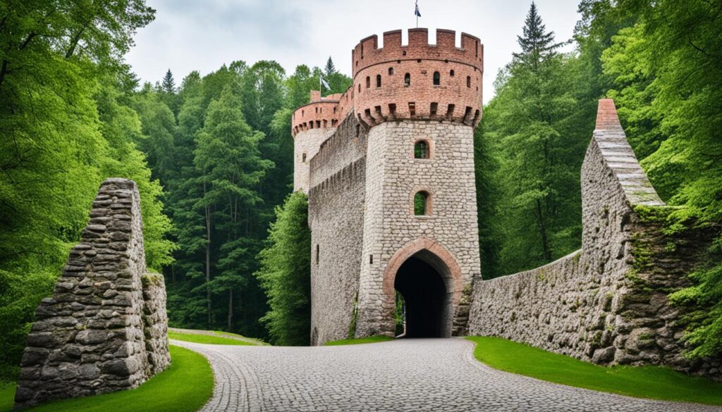 Sigulda castle entrance Sigulda castle entrance