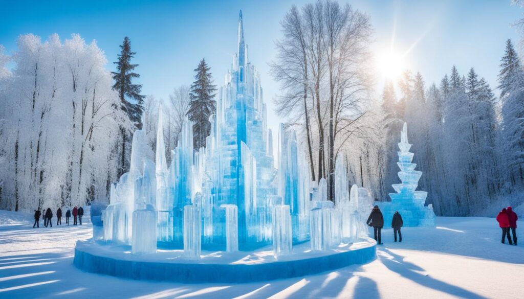 Sigulda ice sculptures Sigulda ice sculptures