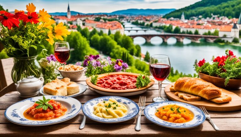Slovenian food Ljubljana