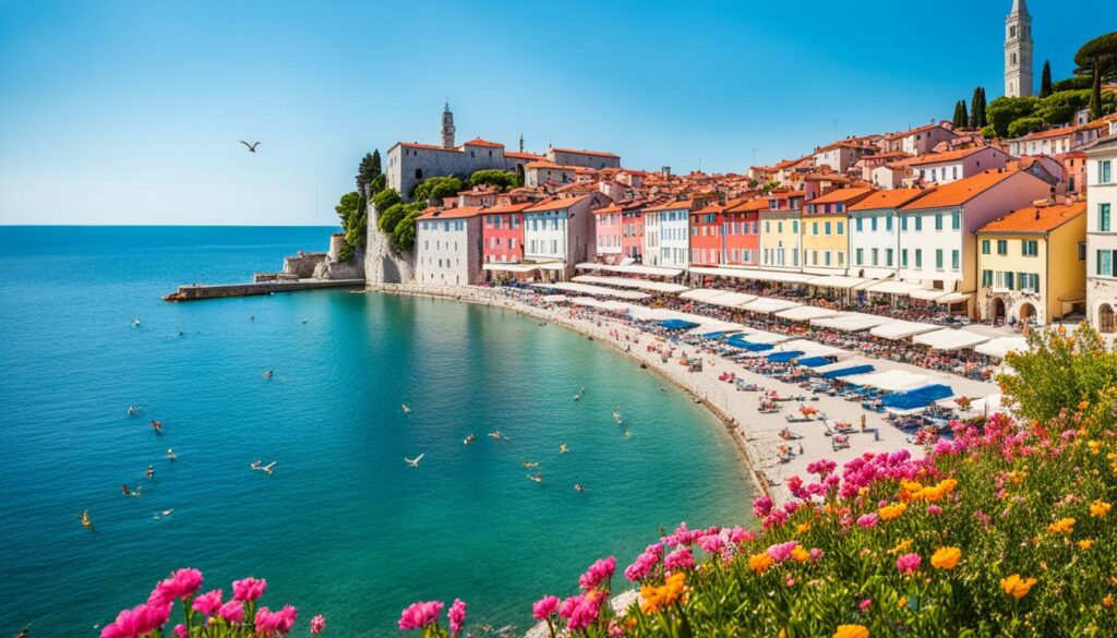 Spring attractions in Piran Spring attractions in Piran