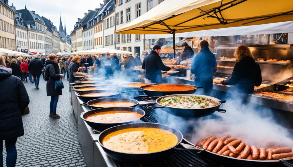 Street Food Delights in Luxembourg City Street Food Delights in Luxembourg City