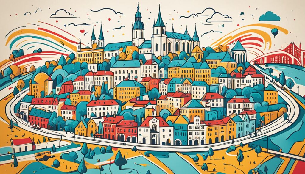 Street art map Vilnius Street art map Vilnius