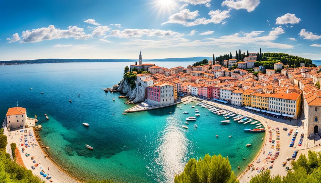 Summer attractions in Piran Summer attractions in Piran