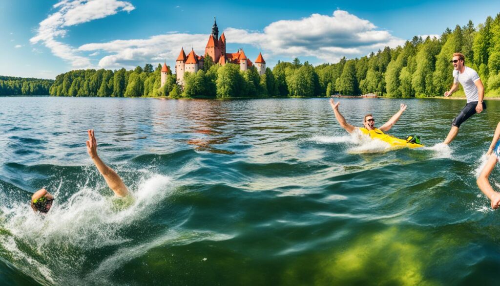 Swimming destinations in Trakai Swimming destinations in Trakai