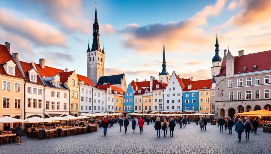 Tallinn Old Town streets Tallinn Old Town streets
