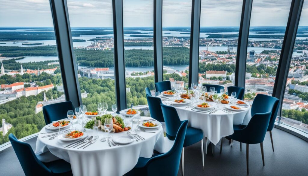 Tallinn TV Tower dining and souvenirs Tallinn TV Tower dining and souvenirs