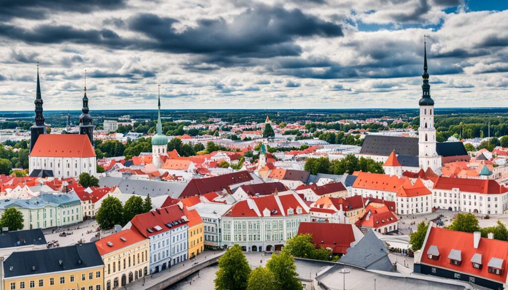 Tartu and Tallinn Contrast Tartu and Tallinn Contrast