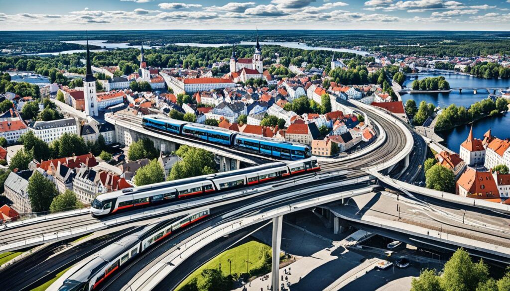 Tartu and Tallinn contrast Tartu and Tallinn contrast