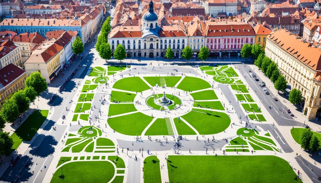 Timisoara square development Timisoara square development