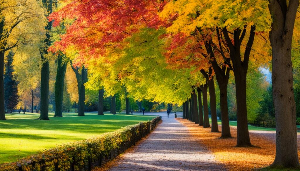 Tivoli Park seasonal colors Tivoli Park seasonal colors