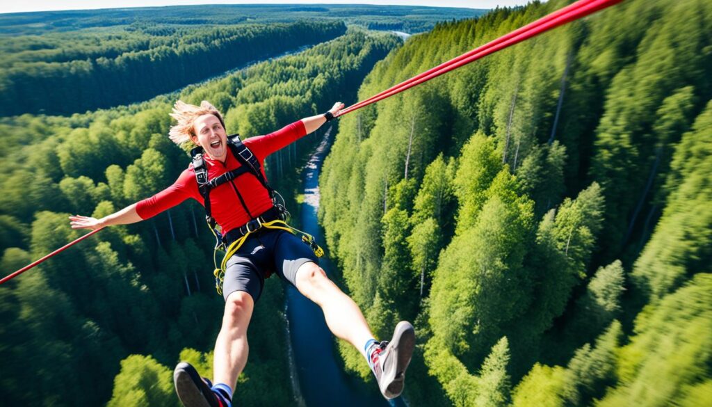 Top Bungee Jumping at the Cable Car Track Top Bungee Jumping at the Cable Car Track