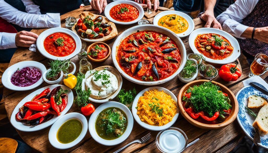 Traditional Bulgarian cuisine in Varna Traditional Bulgarian cuisine in Varna