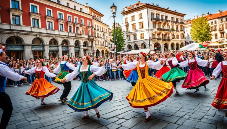 Traditional Bulgarian music and dance performances in Veliko Tarnovo