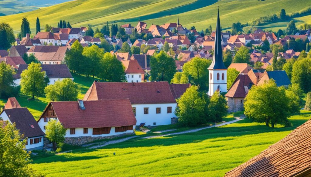 Traditional Saxon villages near Sibiu Traditional Saxon villages near Sibiu