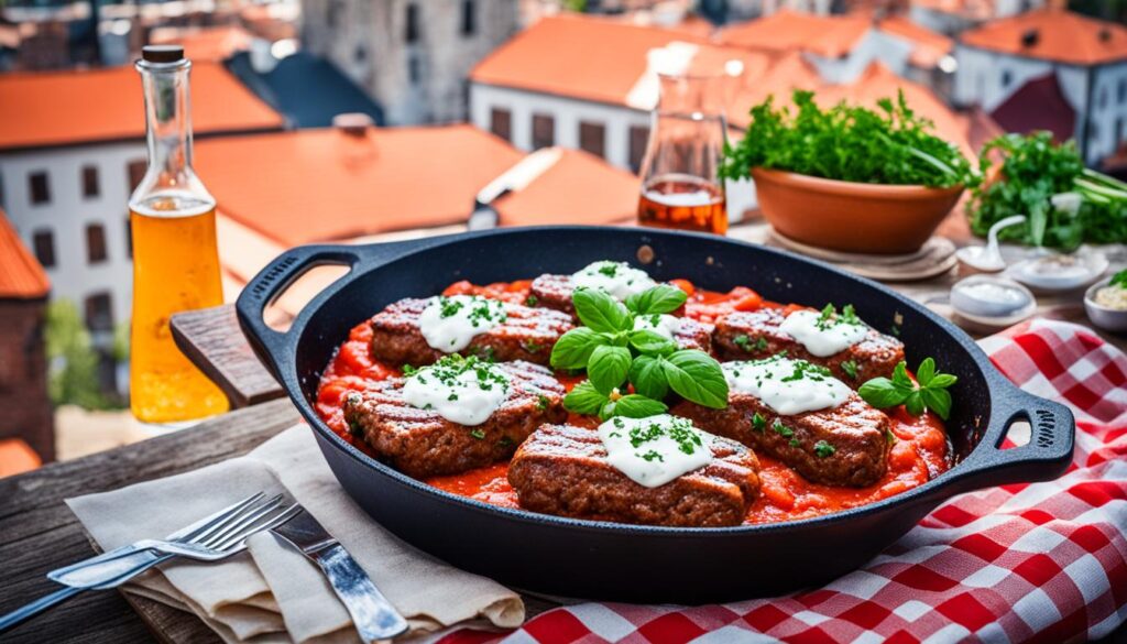 Traditional Serbian dishes Belgrade Traditional Serbian dishes Belgrade