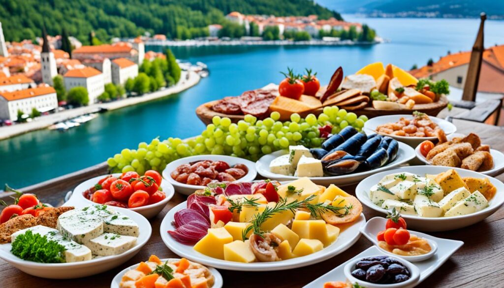 Traditional Slovenian Cuisine in Piran Traditional Slovenian Cuisine in Piran