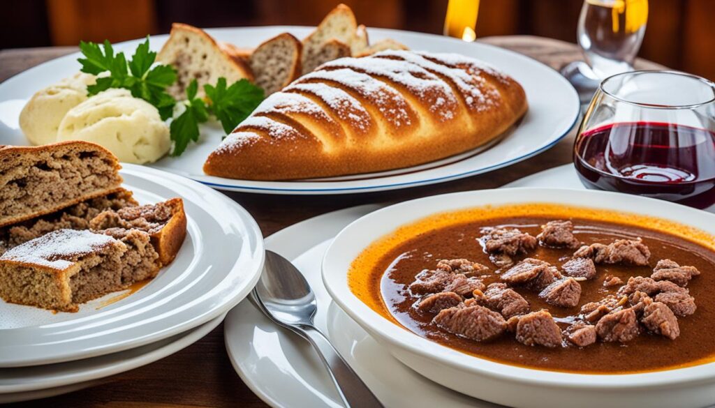 Traditional Slovenian cuisine in Bled Traditional Slovenian cuisine in Bled