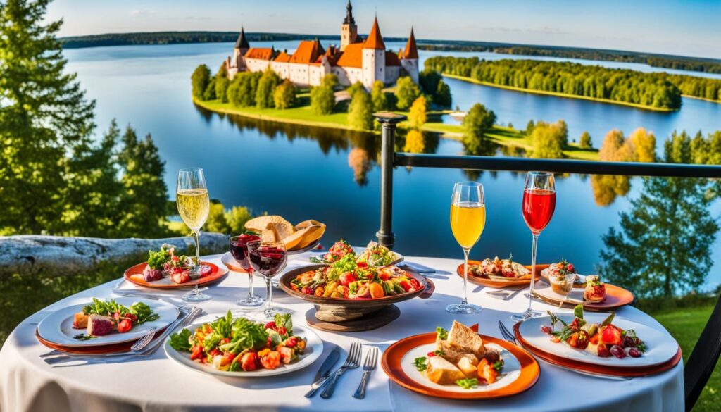 Trakai cuisine and wine pairing Trakai cuisine and wine pairing