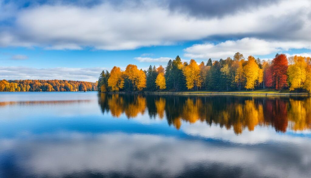 Trakai fall foliage Trakai fall foliage