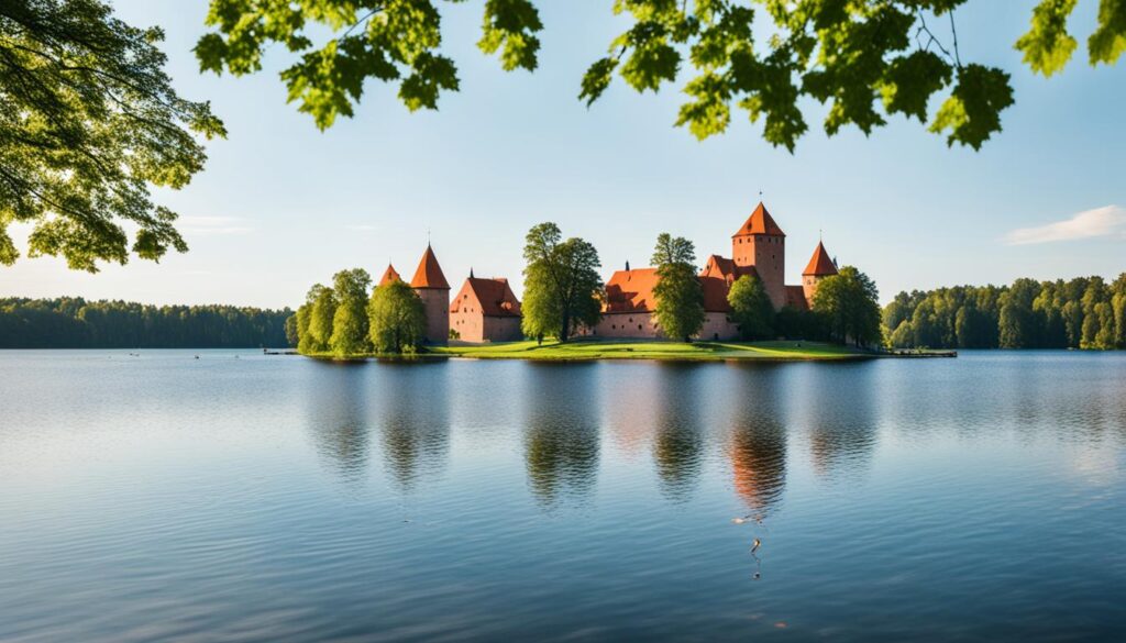 Trakai natural swimming areas Trakai natural swimming areas