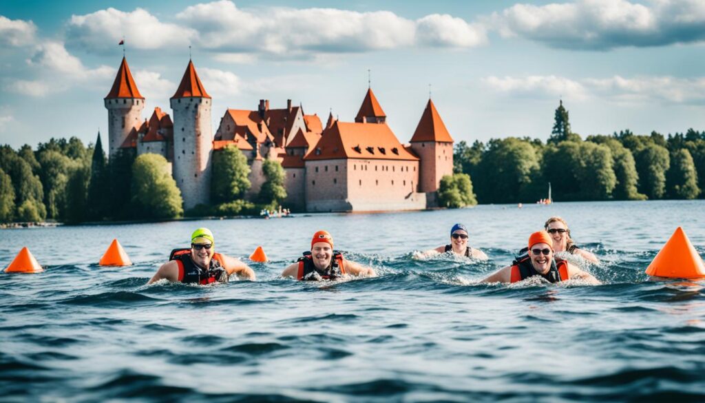 Trakai swimming safety Trakai swimming safety