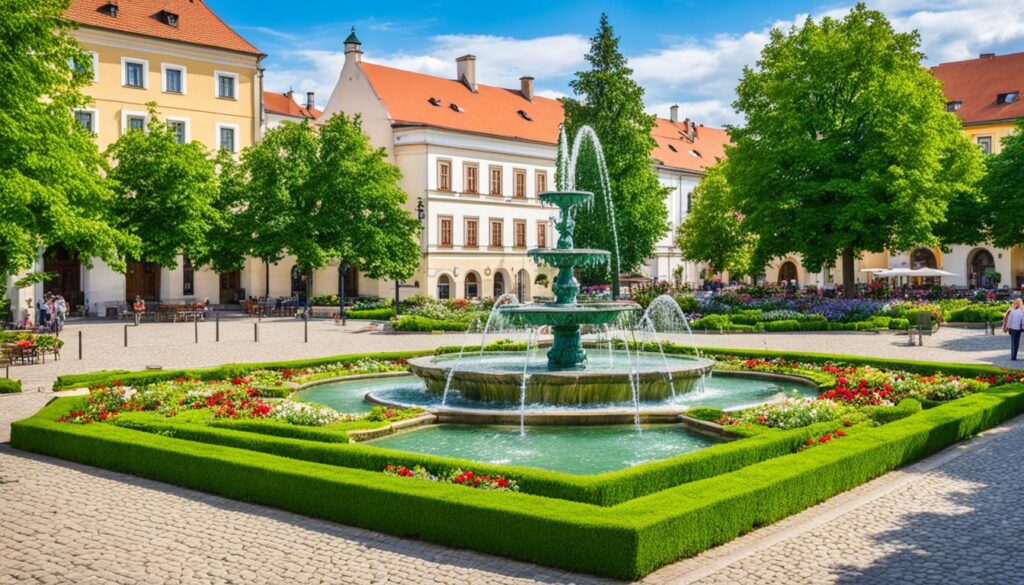 Trnava hidden squares and gardens Trnava hidden squares and gardens