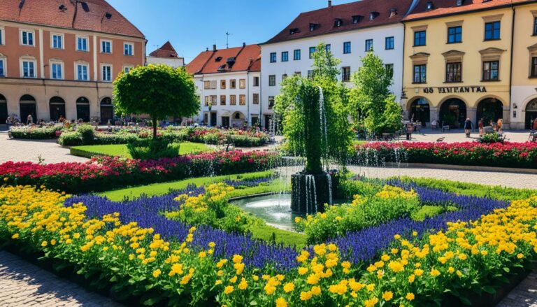 Trnava hidden squares and gardens