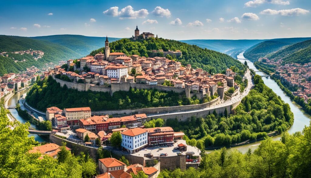 Veliko Tarnovo, medieval capital of Bulgaria Veliko Tarnovo, medieval capital of Bulgaria