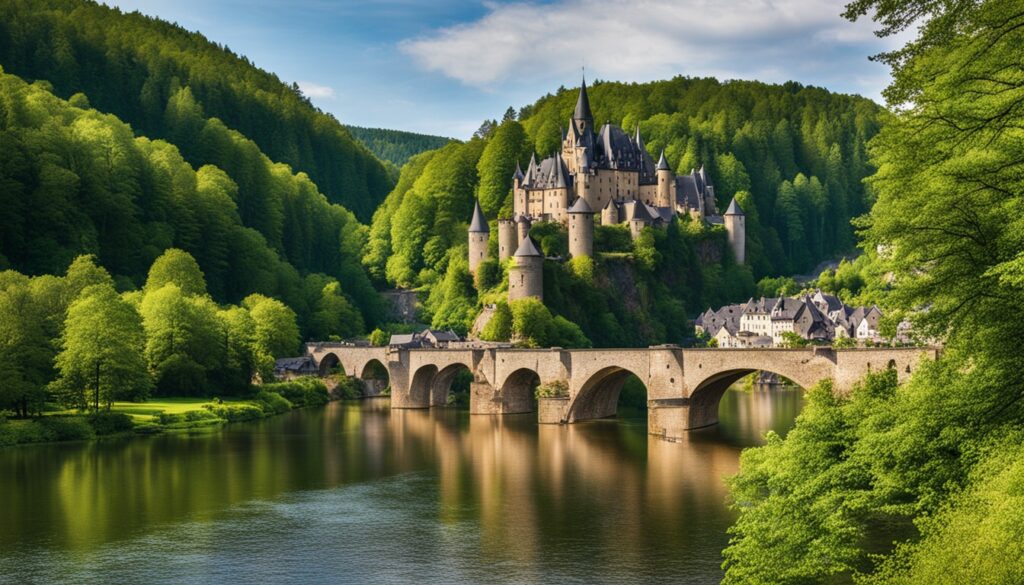 Vianden Castle campgrounds Vianden Castle campgrounds
