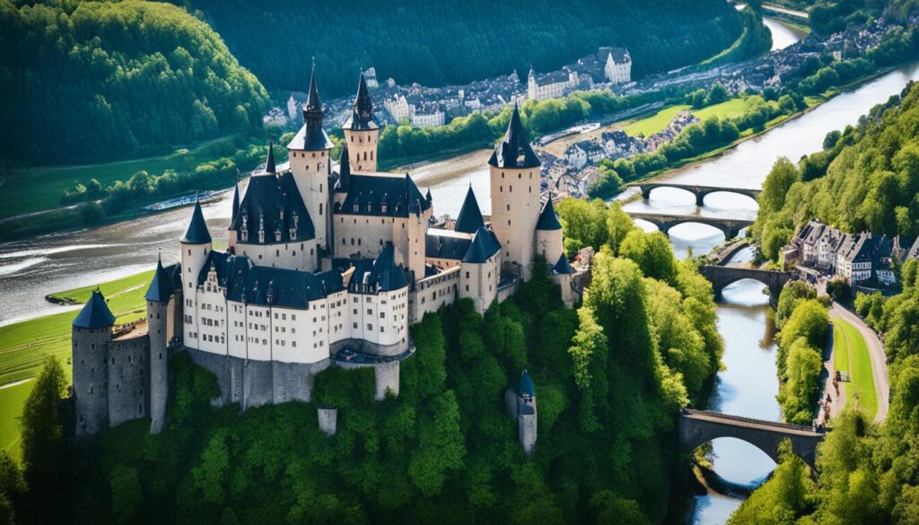 Vianden Castle sightseeing Vianden Castle sightseeing