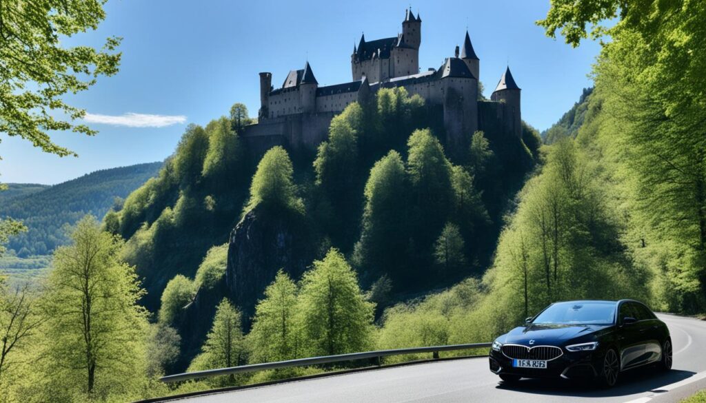 Vianden Castle transportation options Vianden Castle transportation options