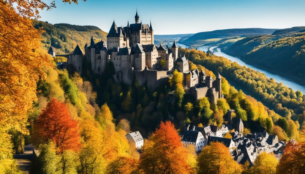 Vianden Castle viewpoint Vianden Castle viewpoint
