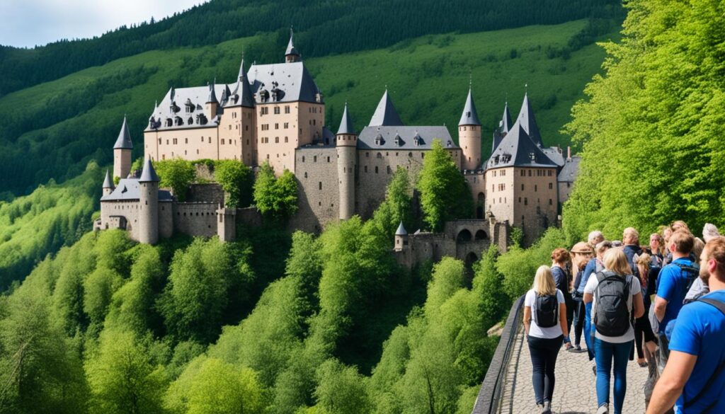 Vianden Castle visitor experience Vianden Castle visitor experience