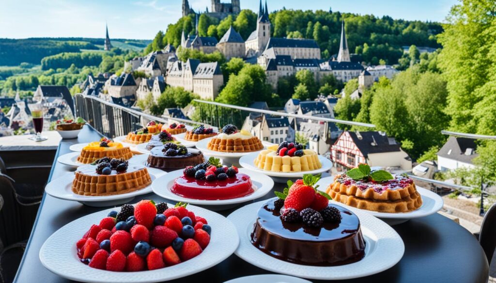 Vianden dessert specialties Vianden dessert specialties
