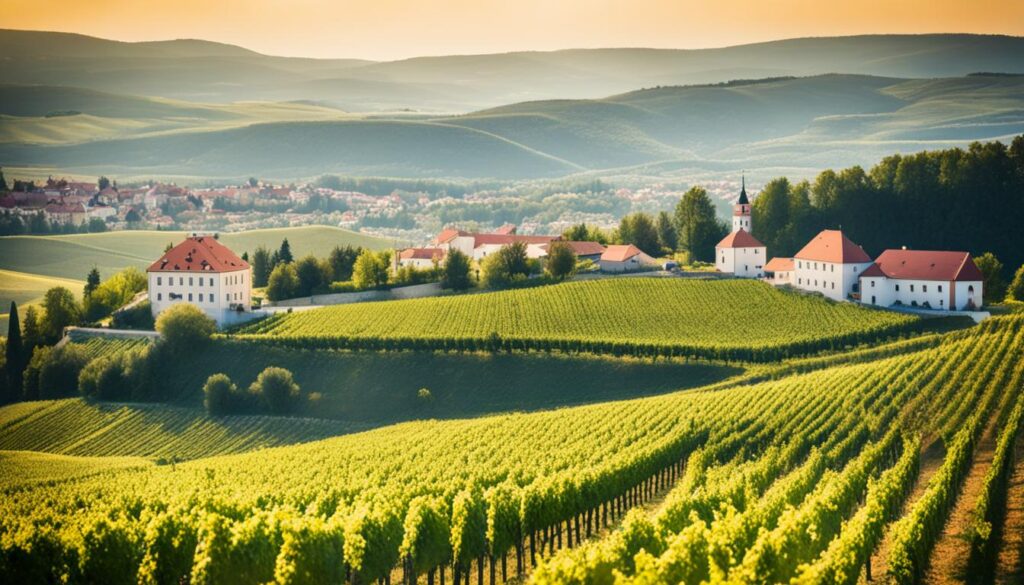 Vineyard in the Nitra wine region Vineyard in the Nitra wine region